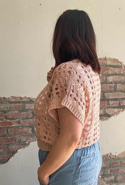 Blushing Breeze Knit Top