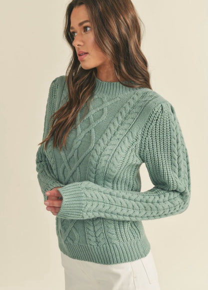 Rosemary Cable Knit Sweater