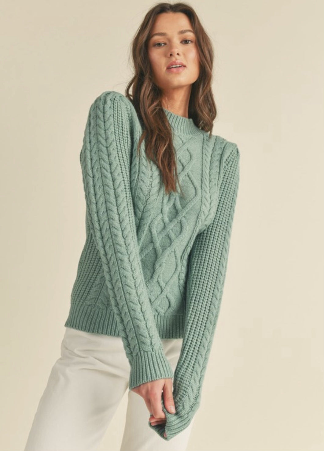 Rosemary Cable Knit Sweater