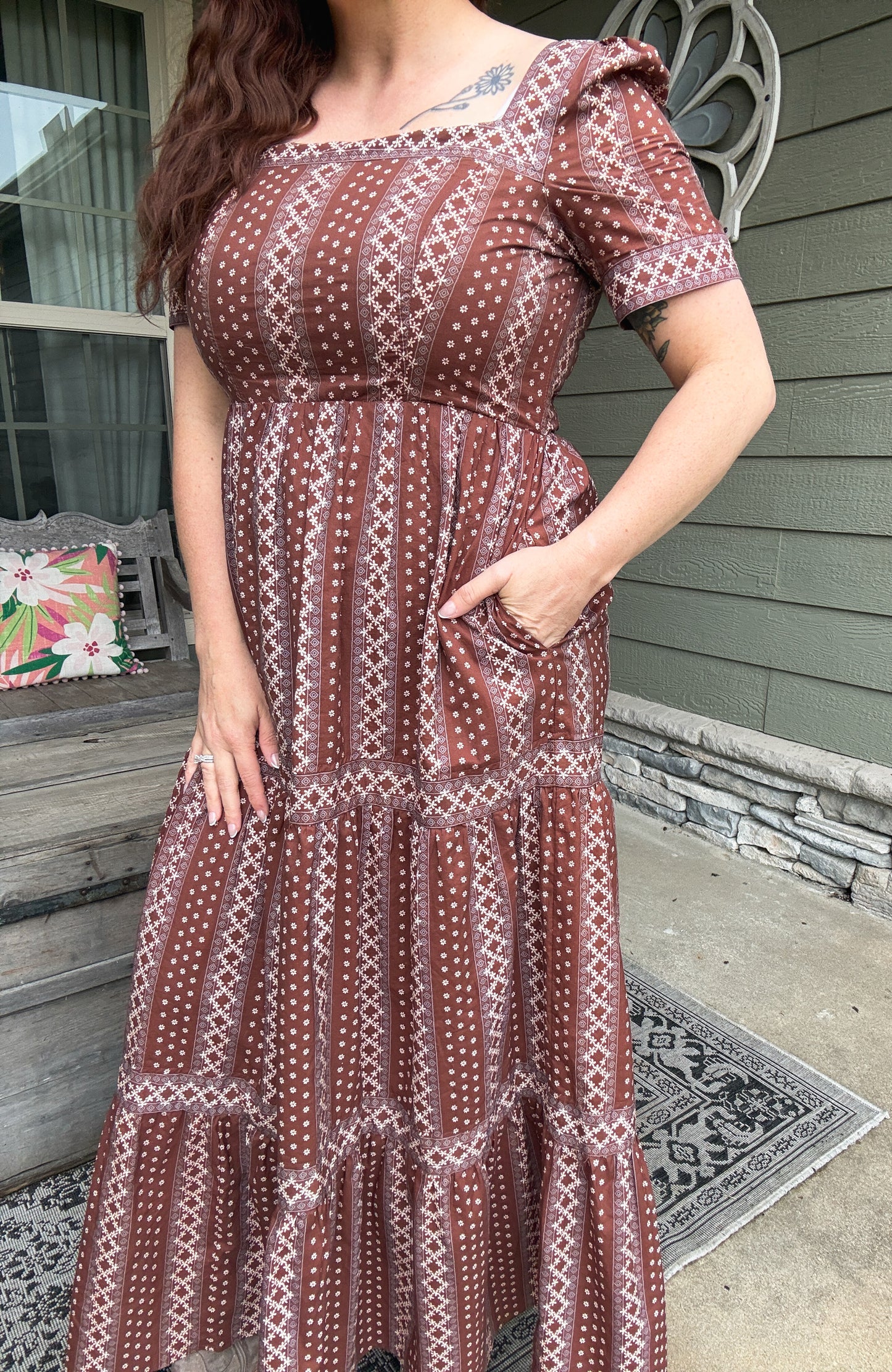 Vintage Fields Maxi Dress