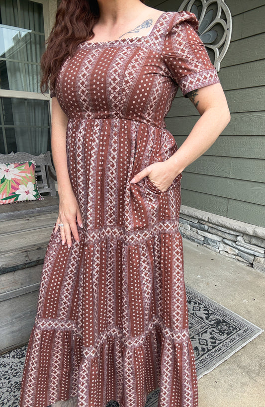 Vintage Fields Maxi Dress