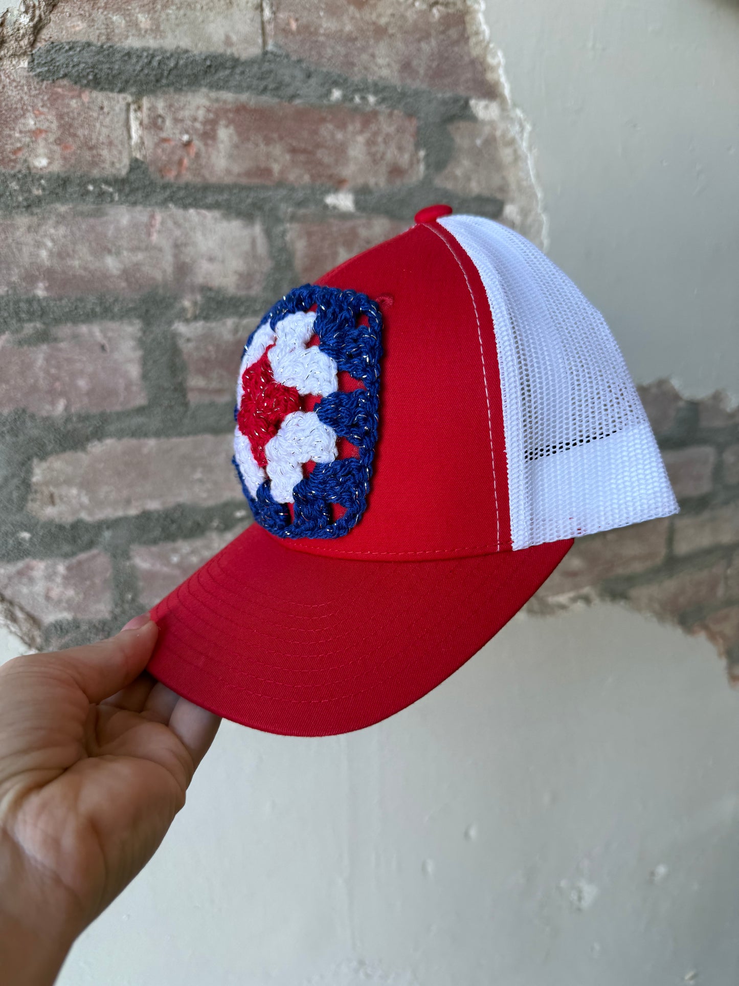 Freedom Flower Trucker Hat