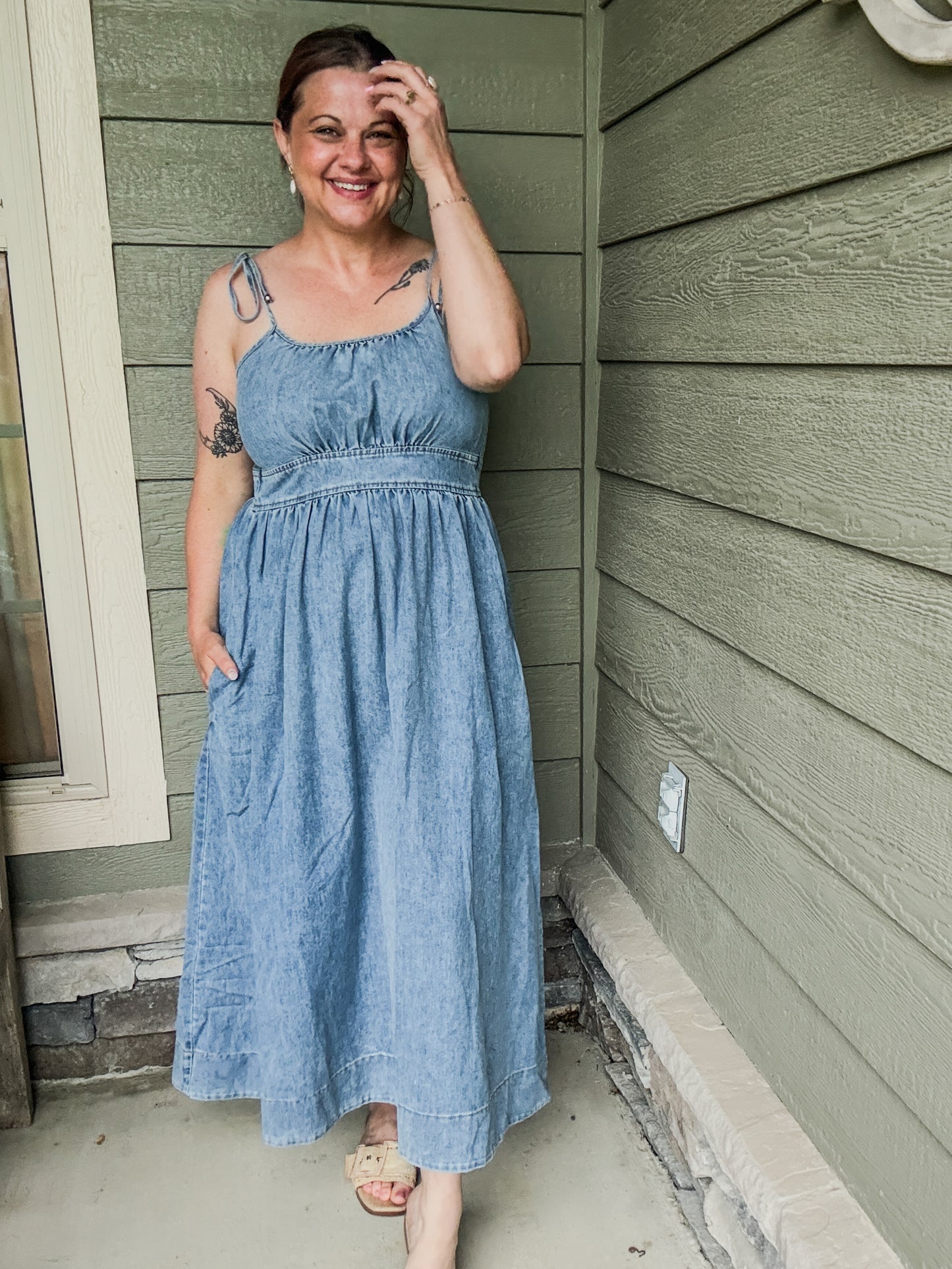 Juneberry Denim Dress
