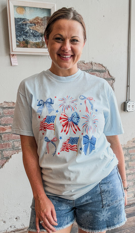 Fireworks and Bows Tee