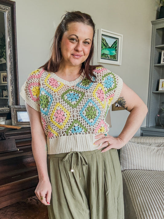 Sunbeam Crochet Top