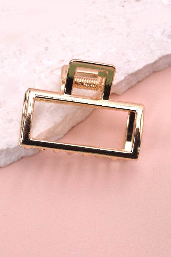 Mini Rectangle Claw Clip