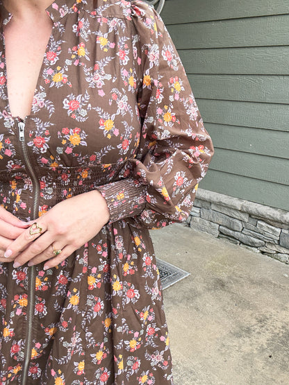 Harvest Bloom Mini Dress