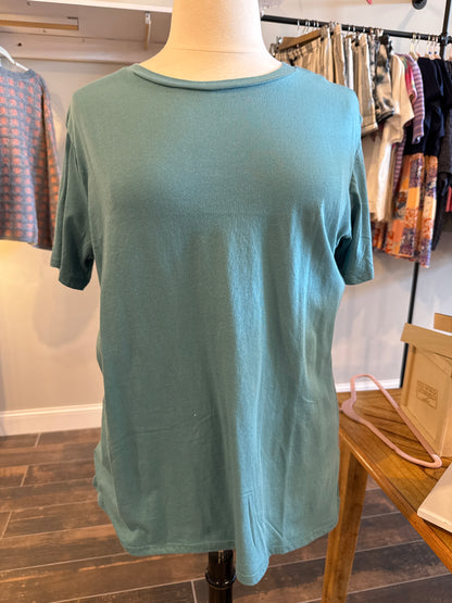 Classic Boyfriend Tee - Plus (Dusty Teal)