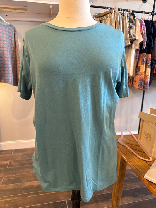 Classic Boyfriend Tee - Plus (Dusty Teal)