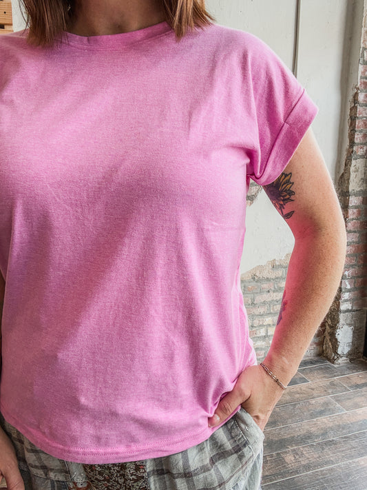 Everyday Basic Tee in Mauve