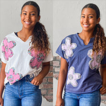 Load image into Gallery viewer, Jaylah Flower Patch Top
