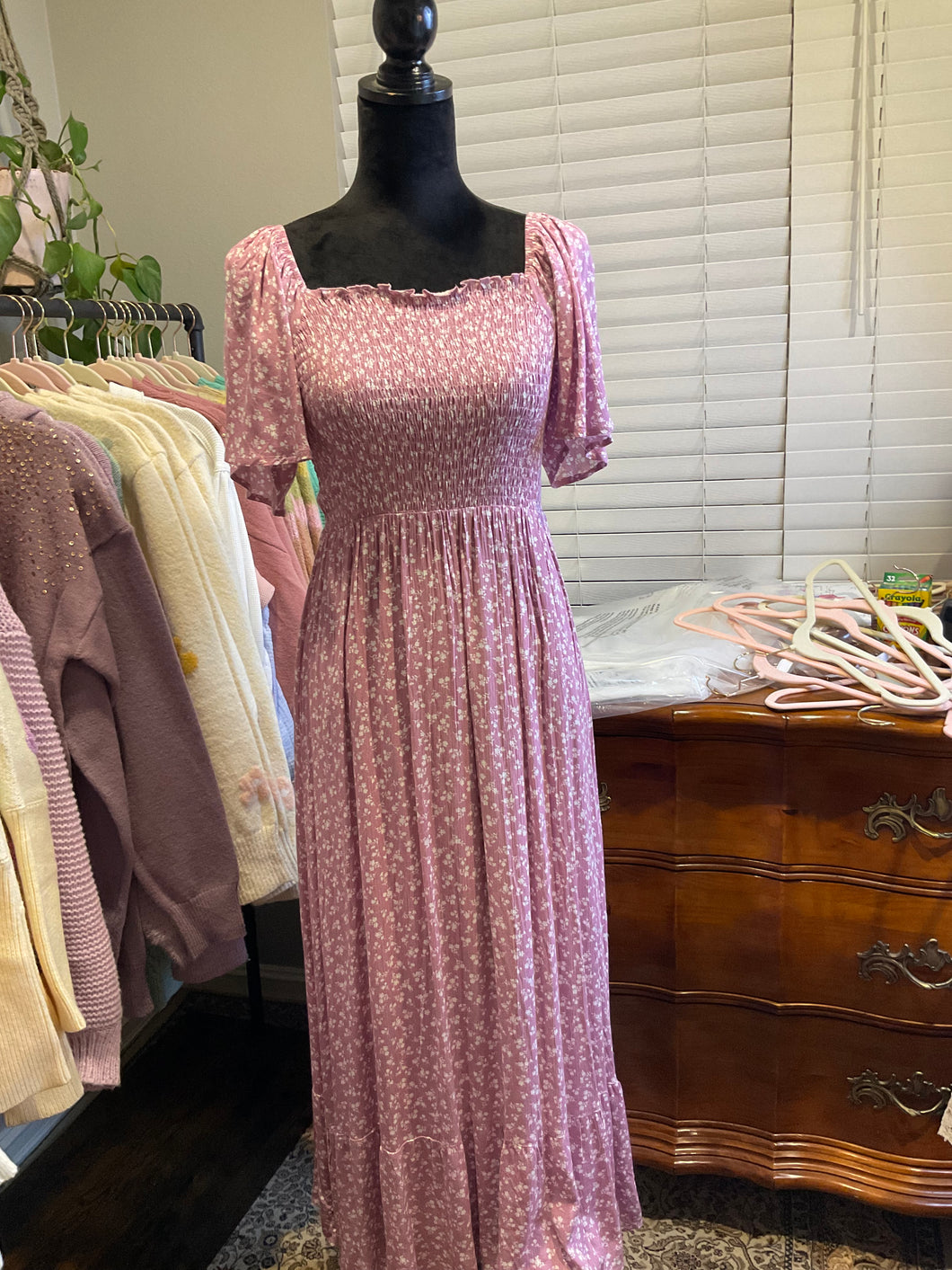 Sunday Morning Dress (Lilac Pink)