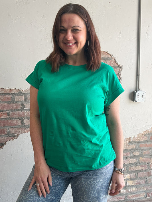 Keep it Classic Everyday Tee in Kelly Green