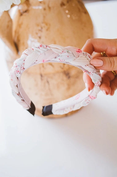 Floral Braided Headband