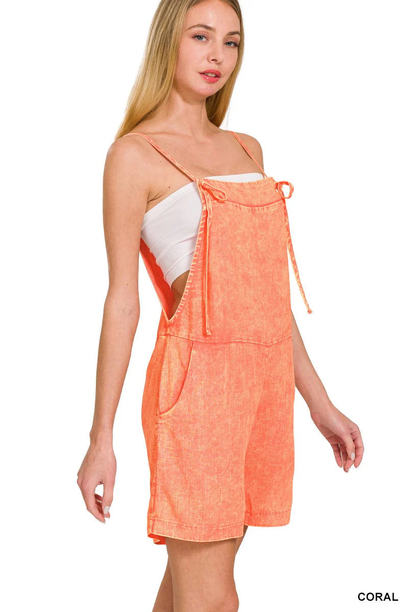 Fun in the Sun Romper (Coral)