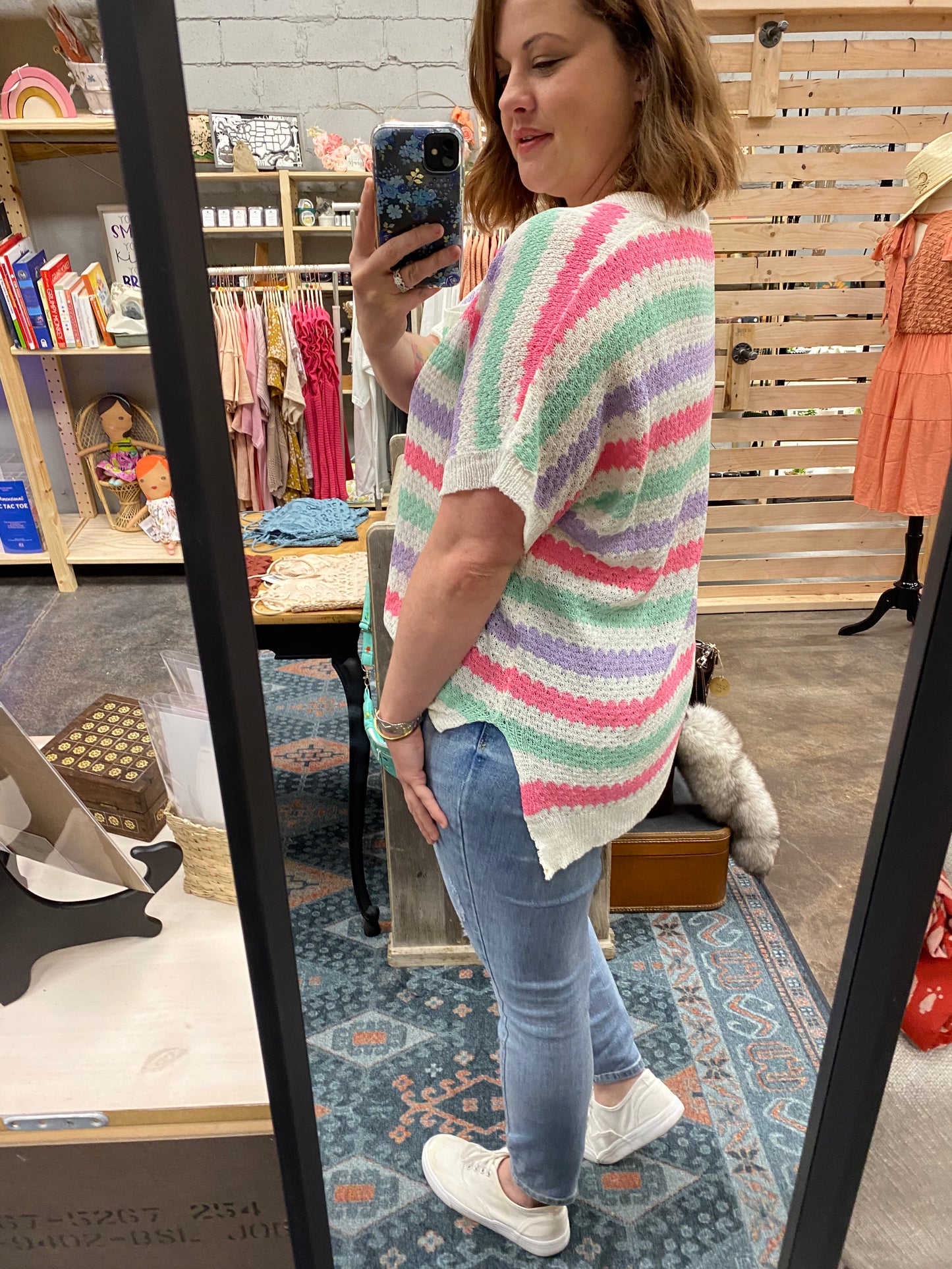 Cotton Candy Knit Top