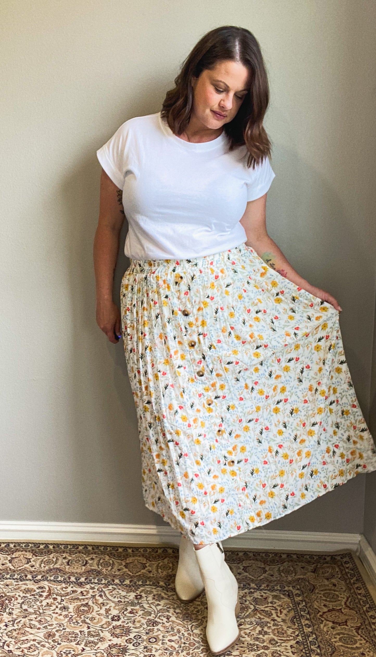 Piper Floral Skirt