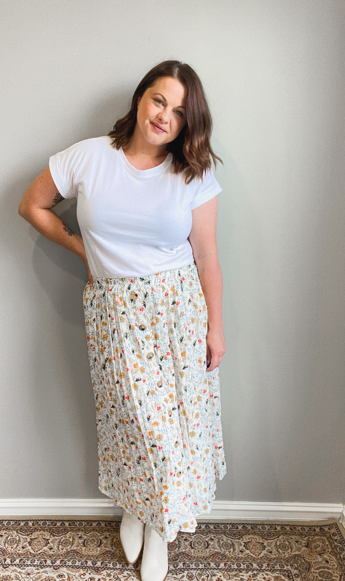 Piper Floral Skirt