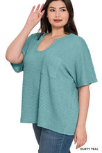 Load image into Gallery viewer, Monica Key Hole Top (Plus Size)
