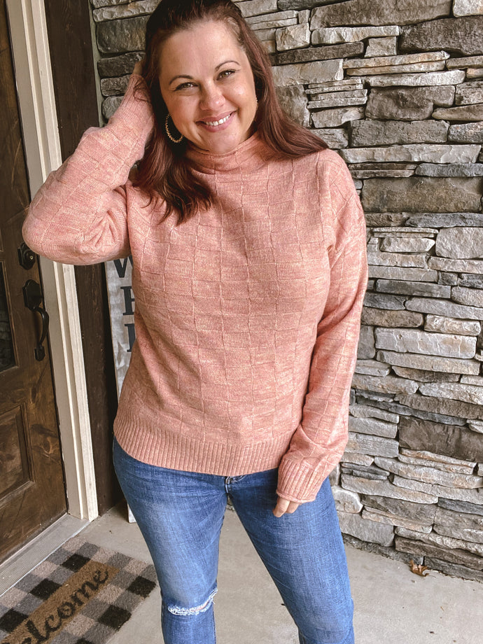 Blushing Heart Sweater - Willow Avenue Boutique