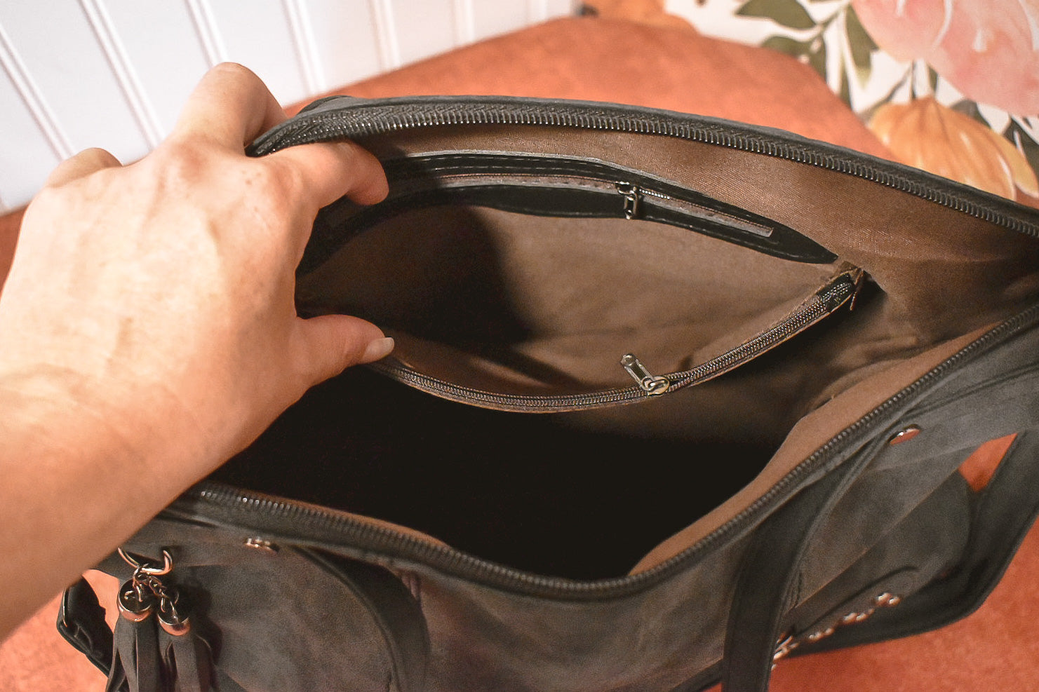 Ellie Vegan Leather Crossbody Bag